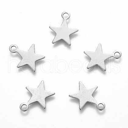 Tarnish Resistant 201 Stainless Steel Charms STAS-O131-04P-1