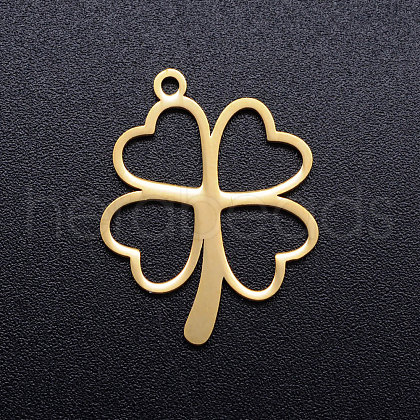 Ion Plating(IP) 304 Stainless Steel Hollow Pendants A-STAS-Q201-JN296-2-1