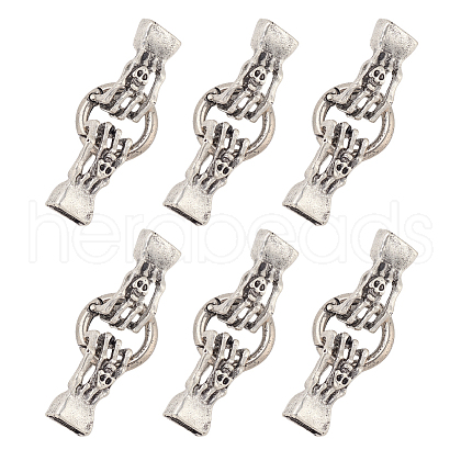 ARRICRAFT 6 Sets Alloy Spring Gate Rings FIND-AR0003-14-1