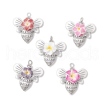 Bee Pendants PALLOY-JF03760-1