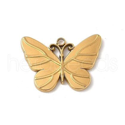 304 Stainless Steel Pendants STAS-P388-09G-1