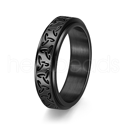 Rotatable Stainless Steel Finger Ring PW-WGB0425-26-1