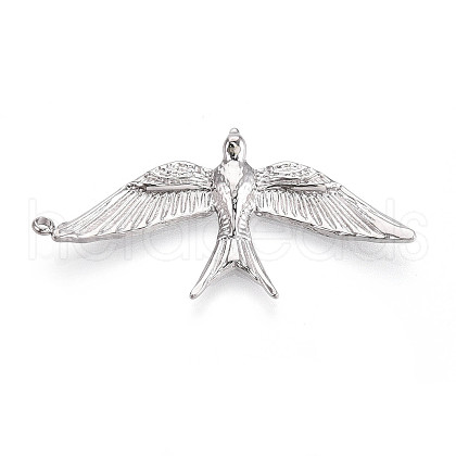 304 Stainless Steel Pendants STAS-T065-68P-1