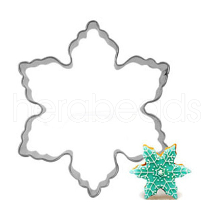 Tarnish Resistant 304 Stainless Steel Christmas Cookie Cutters DIY-E012-86-1