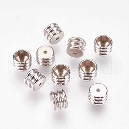 Tarnish Resistant 201 Stainless Steel Cord Ends STAS-L205-22P-1