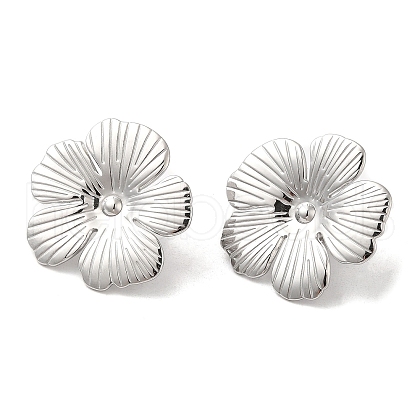 304 Stainless Steel Stud Earrings EJEW-Z022-29P-1