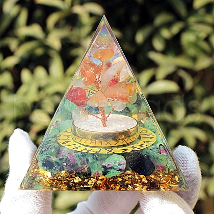 Orgonite Pyramid Resin Energy Generators PW-WG24475-01-1