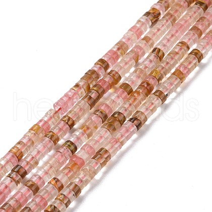 Cherry Quartz Glass Beads Strands G-P468-04-1