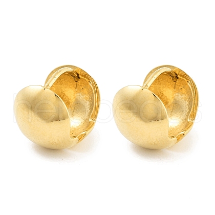 Ion Plating(IP) 304 Stainless Steel Huggie Hoop Earrings for Women EJEW-C096-08G-1