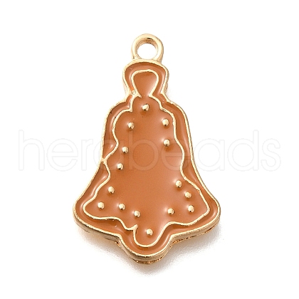 Christmas Theme Alloy Enamel Pendants ENAM-Q509-01KCG-03-1