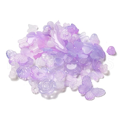 Imitation Jelly Acrylic Beads OACR-H039-02F-1