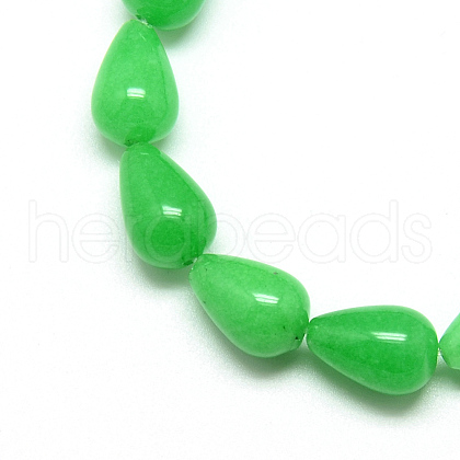 Natural White Jade Beads Strands G-T004-09-1