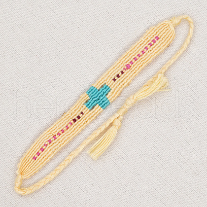Cotton Thread Braided Bracelets for Women MR6723-11-1