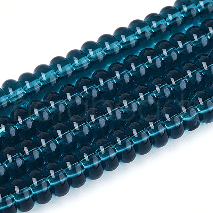Transparent Glass Beads Strands GLAA-ZX008-6mm-19D-1