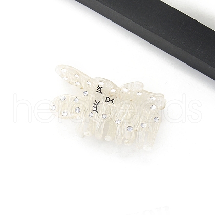Rabbit Cellulose Acetate Claw Hair Clips PW-WG73064-02-1