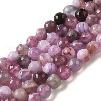 Natural Agate Beads Strands X-G-G079-A03-03-1