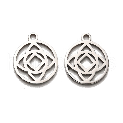 Non-Tarnish 316 Surgical Stainless Steel Charms STAS-H190-03P-02-1
