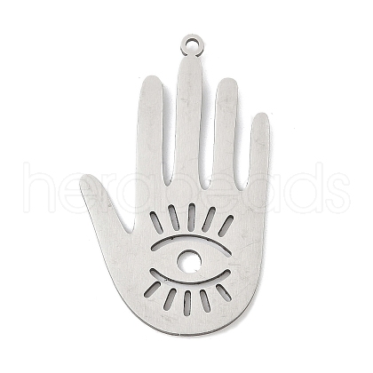 304 Stainless Steel Pendants STAS-S174-37P-1
