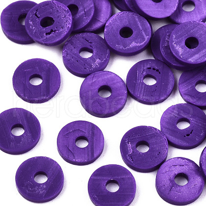 Handmade Polymer Clay Beads X-CLAY-Q251-6.0mm-98-1