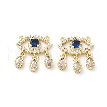 Brass Micro Pave Cubic Zirconia Pendants KK-Z098-09G-1