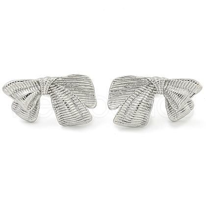 Non-Tarnish 304 Stainless Steel Stud Earrings for Women EJEW-S227-32P-1