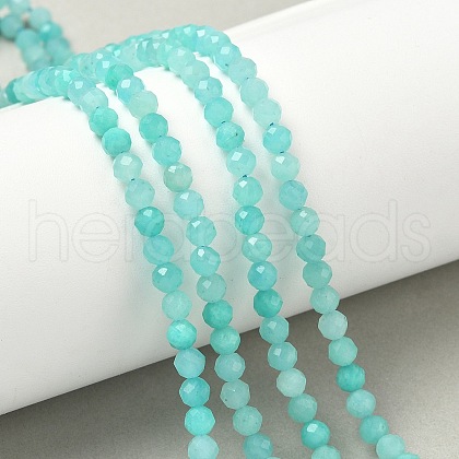 Natural Amazonite Beads Strands G-F509-25-4mm-1
