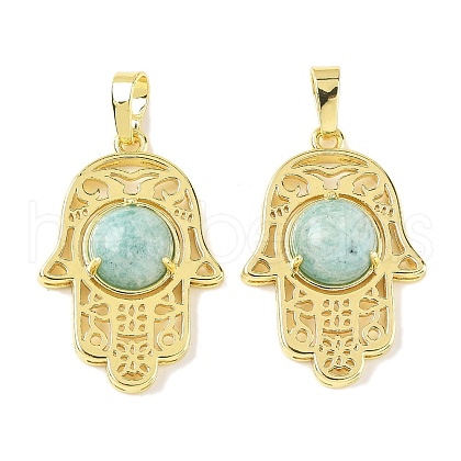 Natural Amazonite Pendants G-F786-07G-29-1