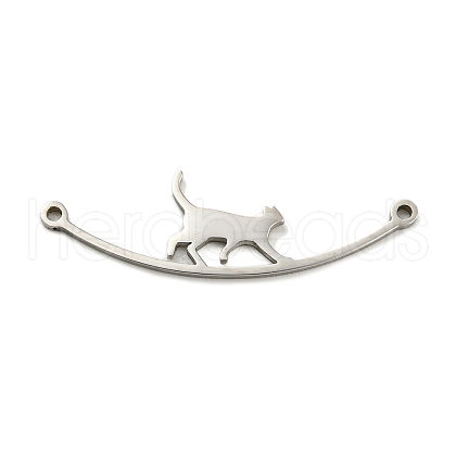 Non-Tarnish 304 Stainless Steel Connector Charms STAS-Q255-02P-1