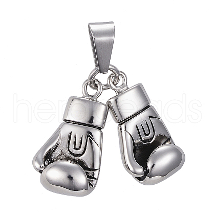 304 Stainless Steel Pendants STAS-H365-17-1