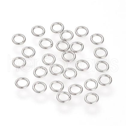 304 Stainless Steel Round Rings STAS-S066-16-4mm-1