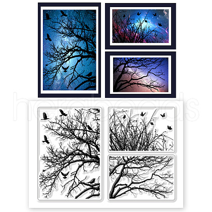 PVC Plastic Clear Stamps DIY-WH0631-0253-1