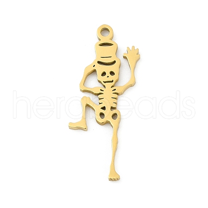 304 Stainless Steel Pendants STAS-U041-02H-G-1