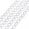 Brass Twisted Chains X-CHC-Q001-5x4mm-S-4