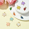 10Pcs 10 Styles Zinc Alloy Pendants ENAM-YW0004-32-5