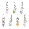 Glow in the Dark Acrylic Conch Pendant Decorations HJEW-JM03290-2