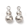 Non-Tarnish 201 Stainless Steel Pendants STAS-Q216-02B-P-2