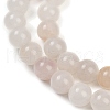 Natural Pink Rabbit Hair Rutilated Quartz Beads Strands G-H093-B05-8mm-4