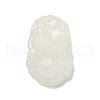 Natural White Jade Carved Pendants G-S384-01J-2