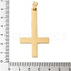 201 Stainless Steel Big Pendants STAS-S157-19G-3