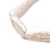 Natural Baroque Pearl Keshi Pearl Beads Strands PEAR-E016-016-3