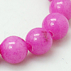 Natural Mashan Jade Round Beads Strands G-D263-12mm-XS30-1