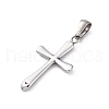 304 Stainless Steel Pendants STAS-L286-08P-2