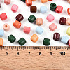 Opaque Colours Glass Seed Beads SEED-N007-14F-4