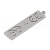 Non-Tarnish 304 Stainless Steel Pendants STAS-L279-024P-2