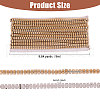 Rectangle Plastic Beaded Trimming DIY-WH0656-36B-2