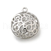 Brass with Cubic Zirconia Pendants KK-E792-28P-02-1