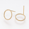 Long-Lasting Plated Brass Stud Earrings KK-K227-058G-NF-2
