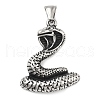 304 Stainless Steel Pendants STAS-V008-04AS-1