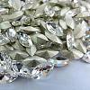 Glass Pointed Back Rhinestone Cabochons RGLA-A011-13x27mm-M-2