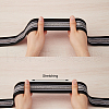 Gorgecraft 4.7 Yards Flat Polyester Striped Elastic Wide Band OCOR-GF0003-86A-3